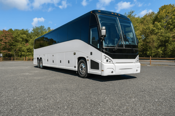 Hendersonville Coach Bus Service 56 Passenger Charter Bus