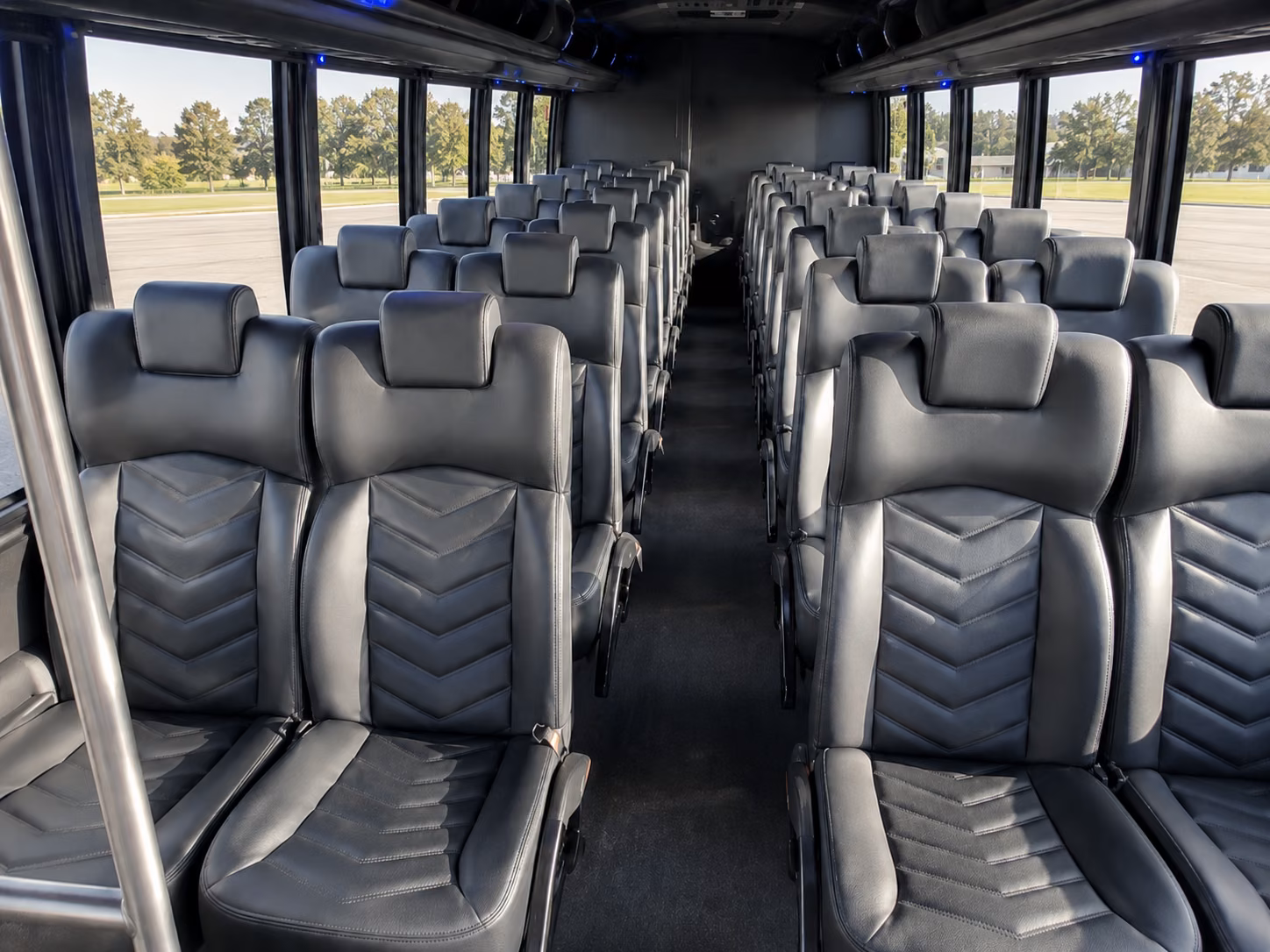 airport transfer buses for out of town wedding guests arriving at bna