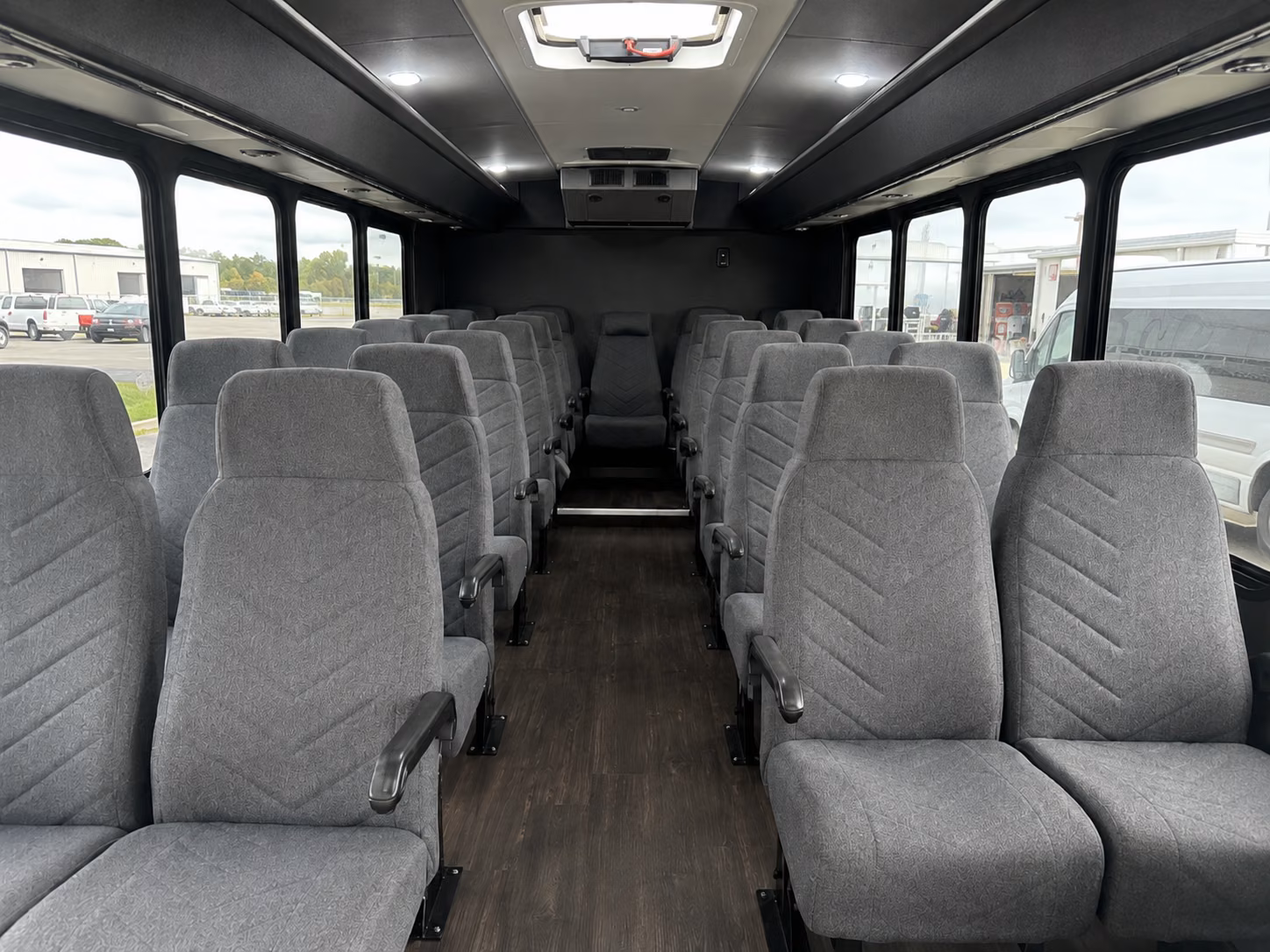 hendersonville 15 passenger minibus interior
