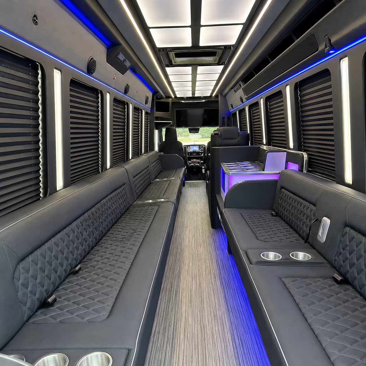 hendersonville party bus interior
